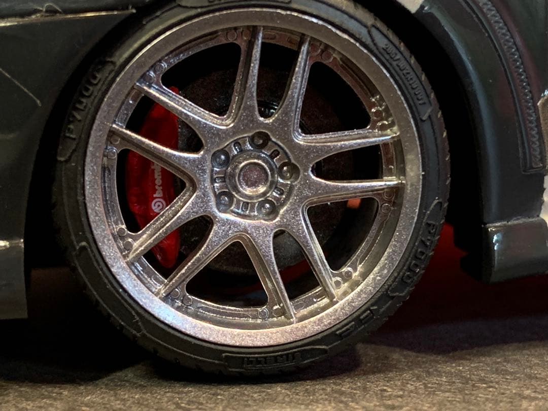 NFS PS仕様 1/24 アオシマ 完成品 ランエボ ニードフォースピード