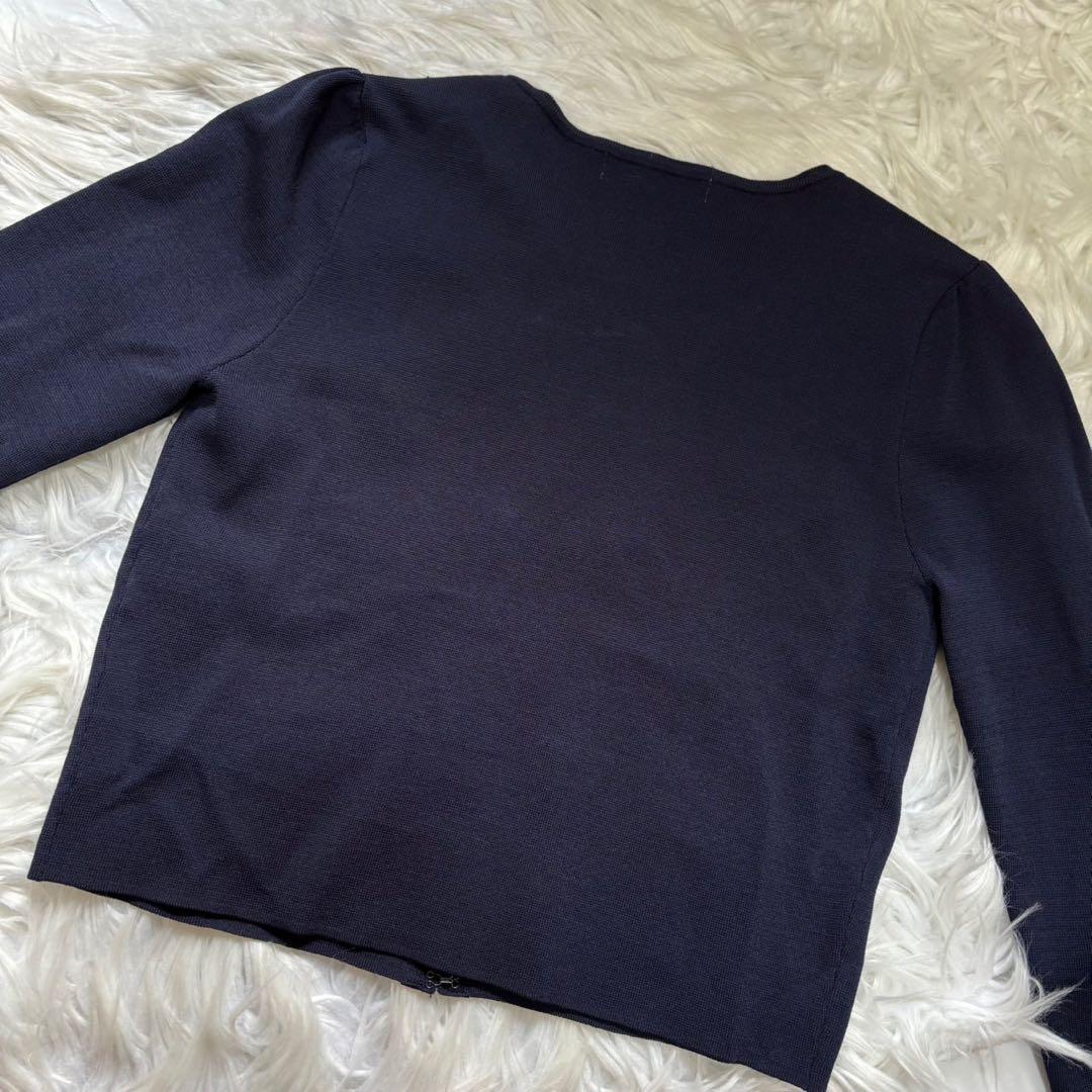 美品GALLERY VISCONTI花柄刺繍パール装飾カーディガン　ワンピース2