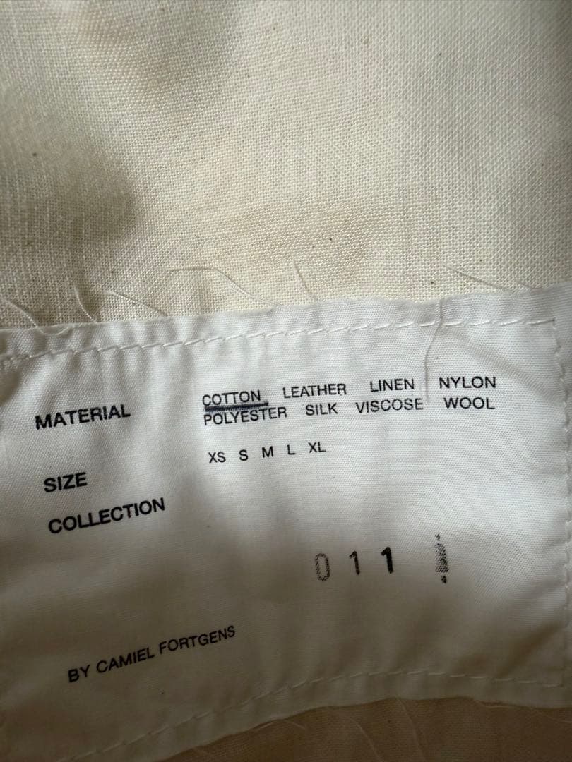 CAMIEL FORTGENS Camera Bag 白 キャンバス サコッシュ