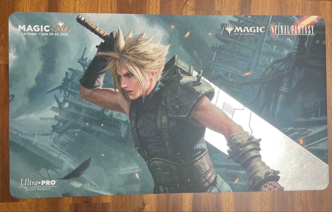 箔押しプレイマット　星の勇者、クラウドFINAL FANTASY