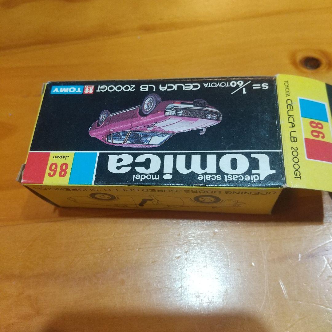 黒箱トミカ86 トヨタ セリカ LB 2000GT パープル