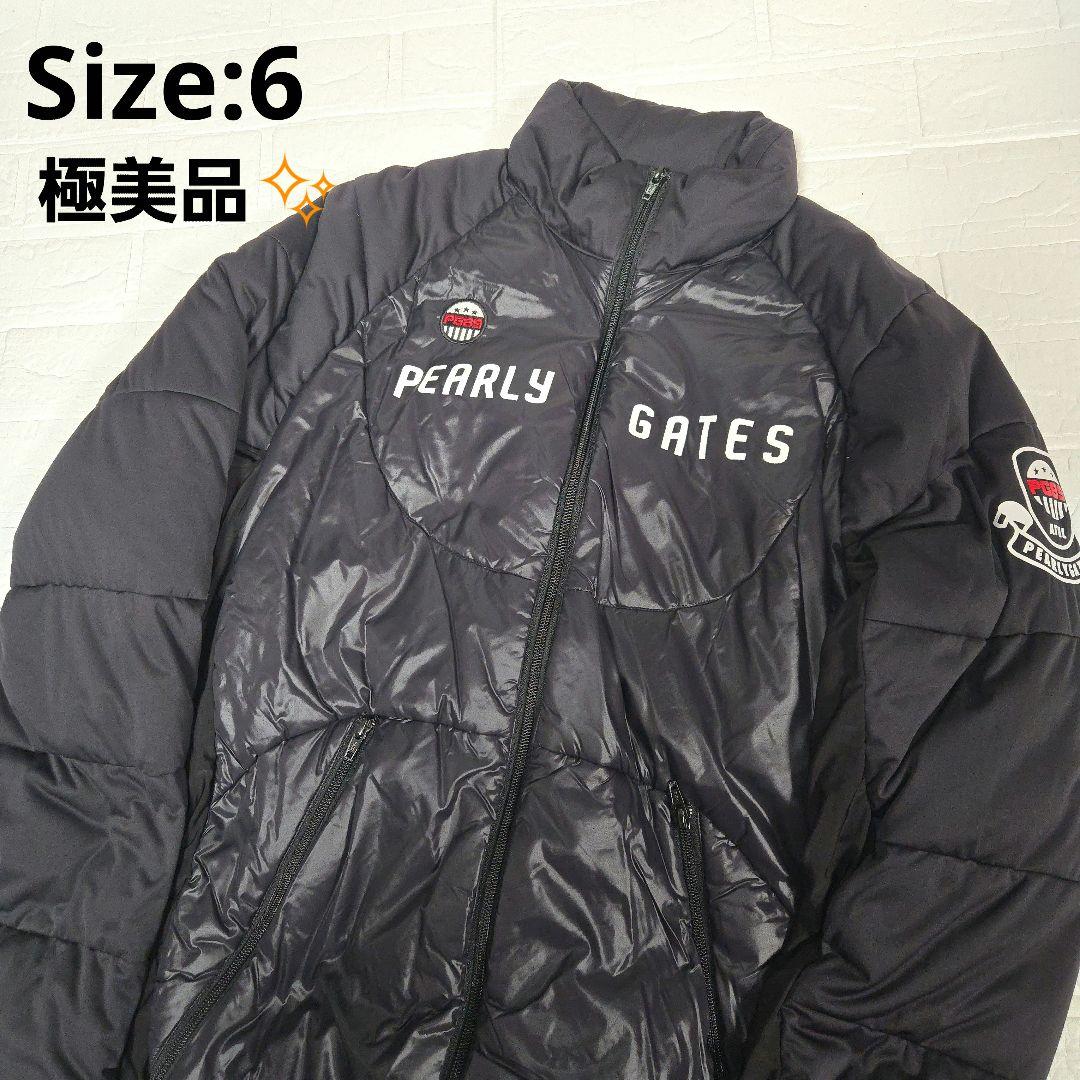 【極美品✨️】PEARLY GATES ブラック メンズダウンジャケット 6