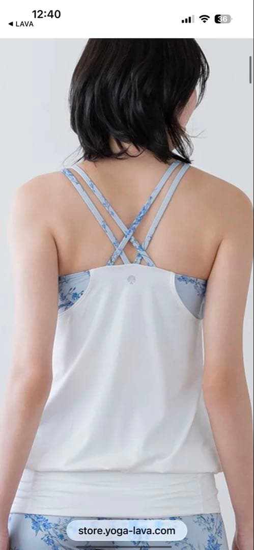 【SUKALA 】新品未使用(忘れな草) スプリングフラワーカバーキャミソール