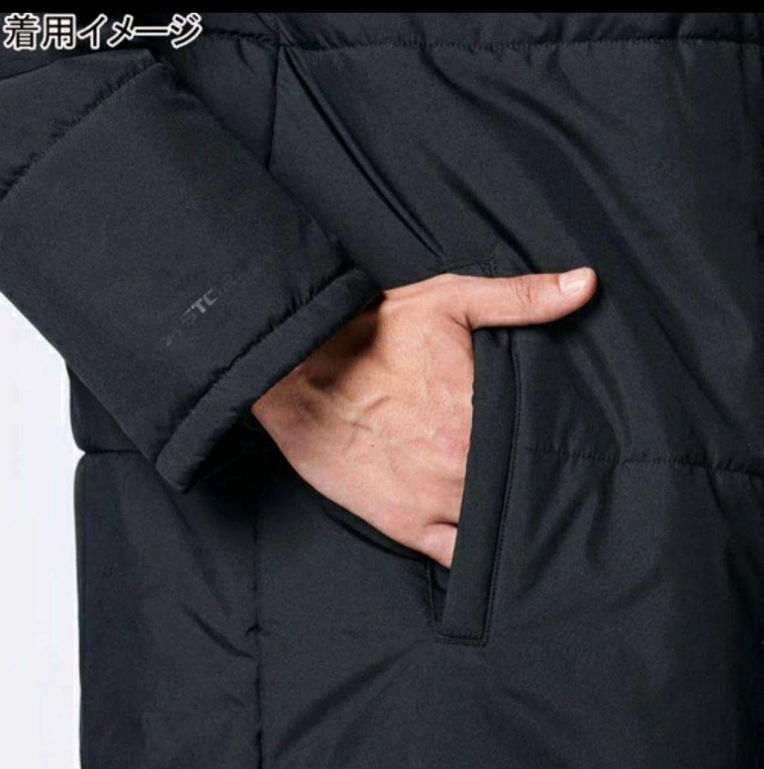 極美品 UNDER ARMOR アンダーアーマー ベンチコート ブラック L