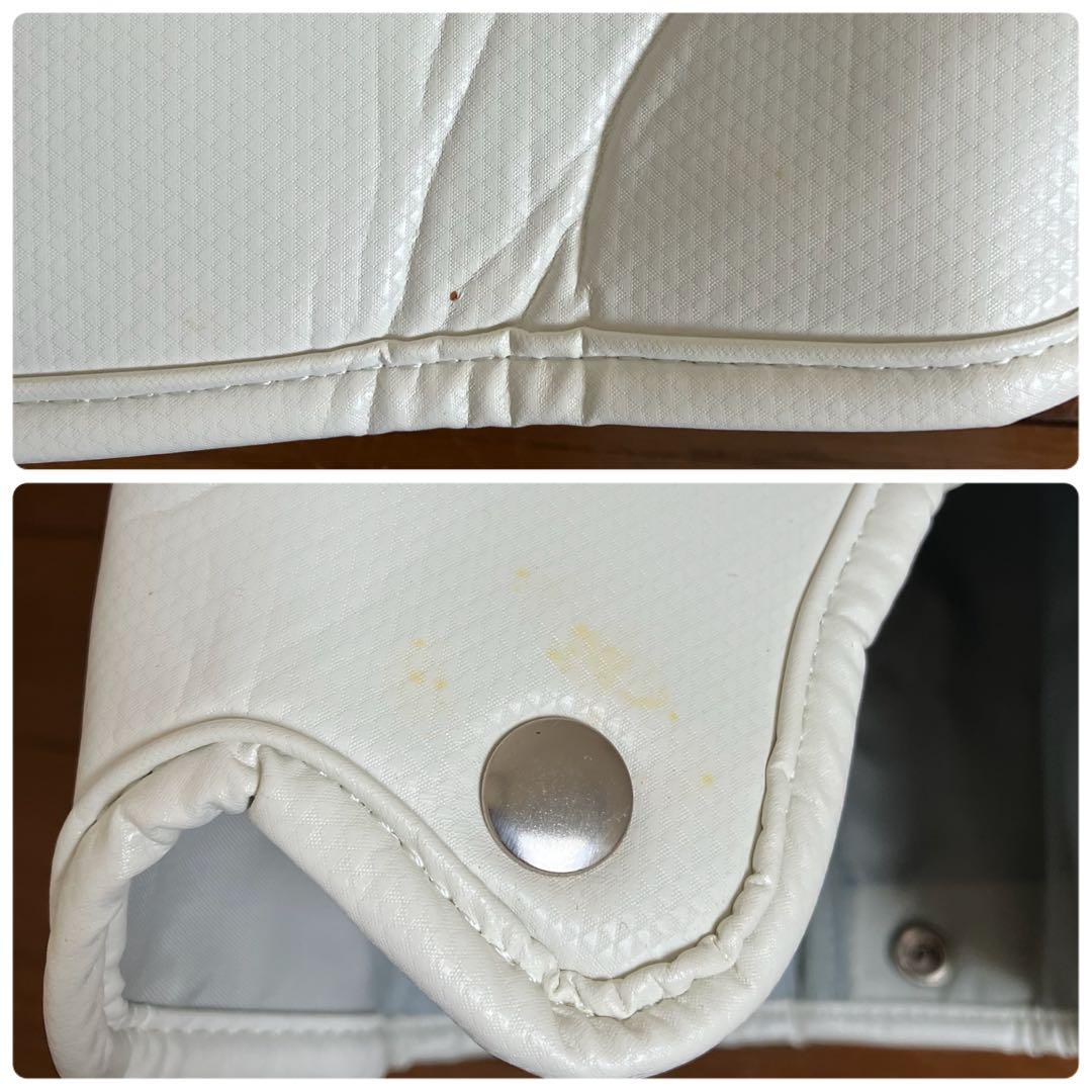 AB-229マンシングウェア キャディバッグ ホワイト×ピンク 5分割 送料無料