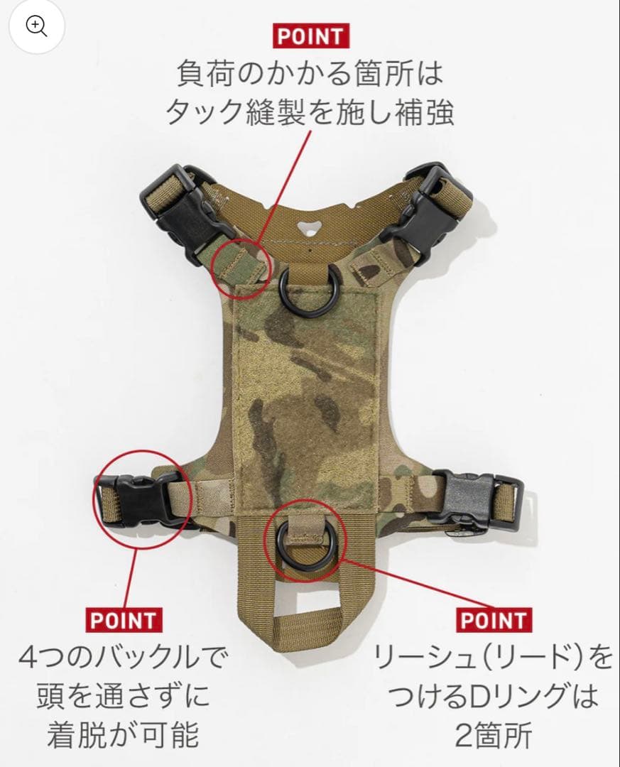 犬用ハーネス:M1 S RangerGreen/KILONINER