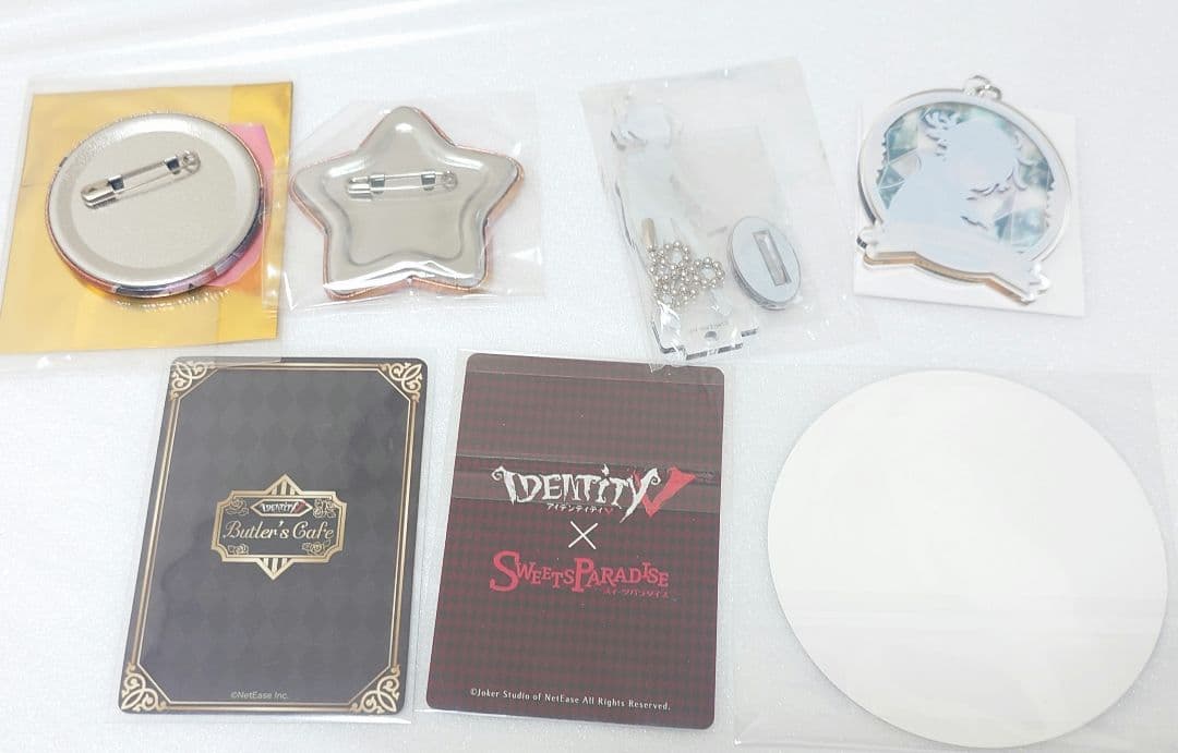 第五人格 囚人 真髄 スイパラ 星型缶バッジ バースデーカード アクリルスタンド