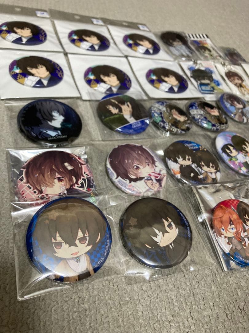 ま*可様 文豪ストレイドッグス　太宰治　缶バッジ　まとめ売り