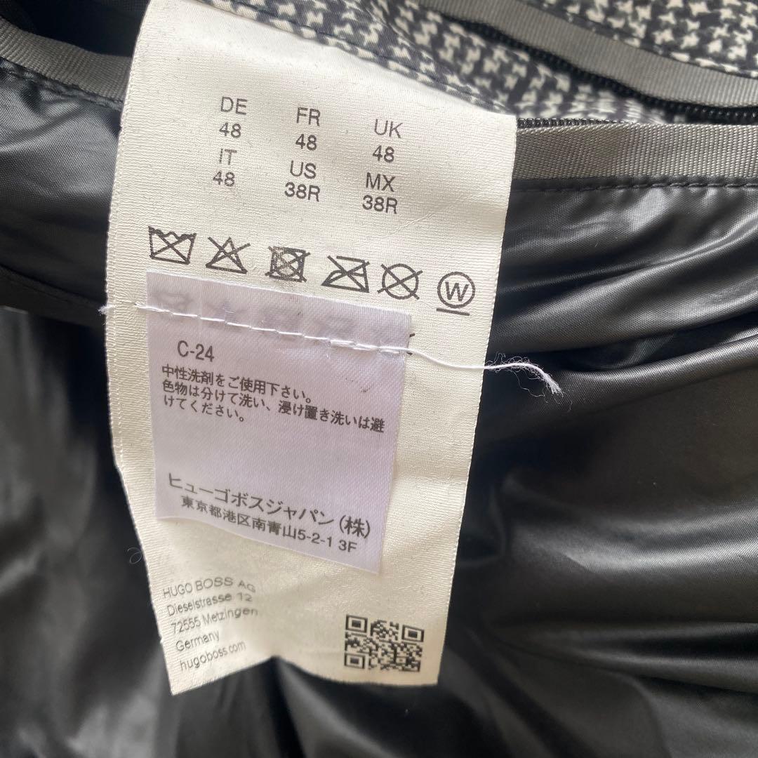 美品　HUGOBOSS ダウンジャケット リアルダウン　ダックダウンフェザー　L