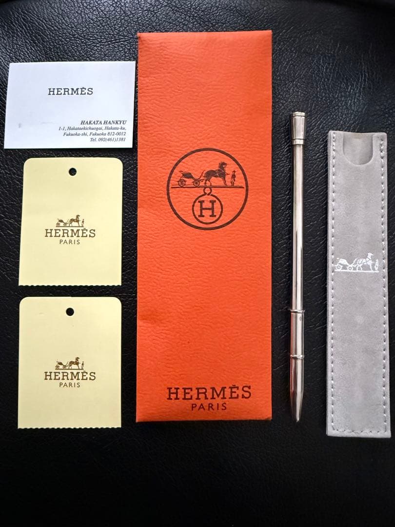 美品☆ケース付　エルメス HERMES スターリングシルバー925 ボールペン