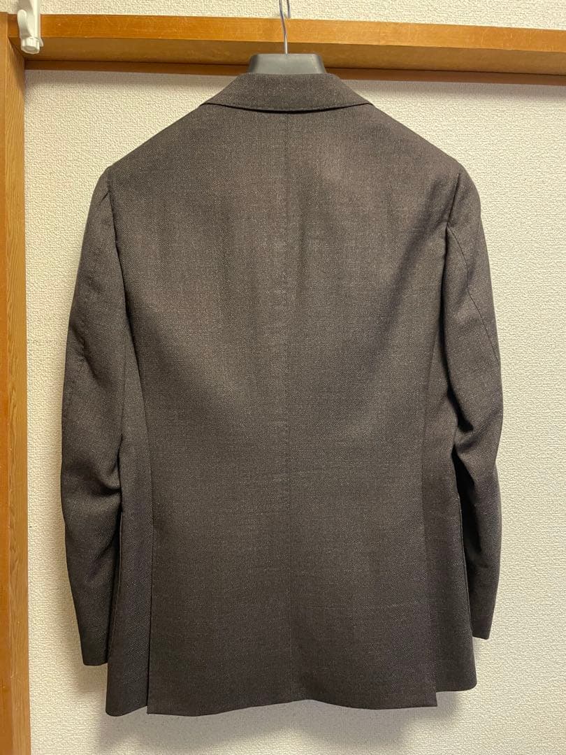 BEAMS F REDA ホップサック ジャケット ブラウン 46-8R