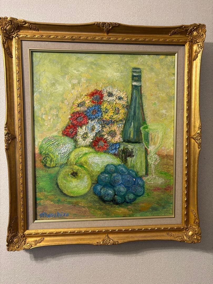 ワインと花と果物