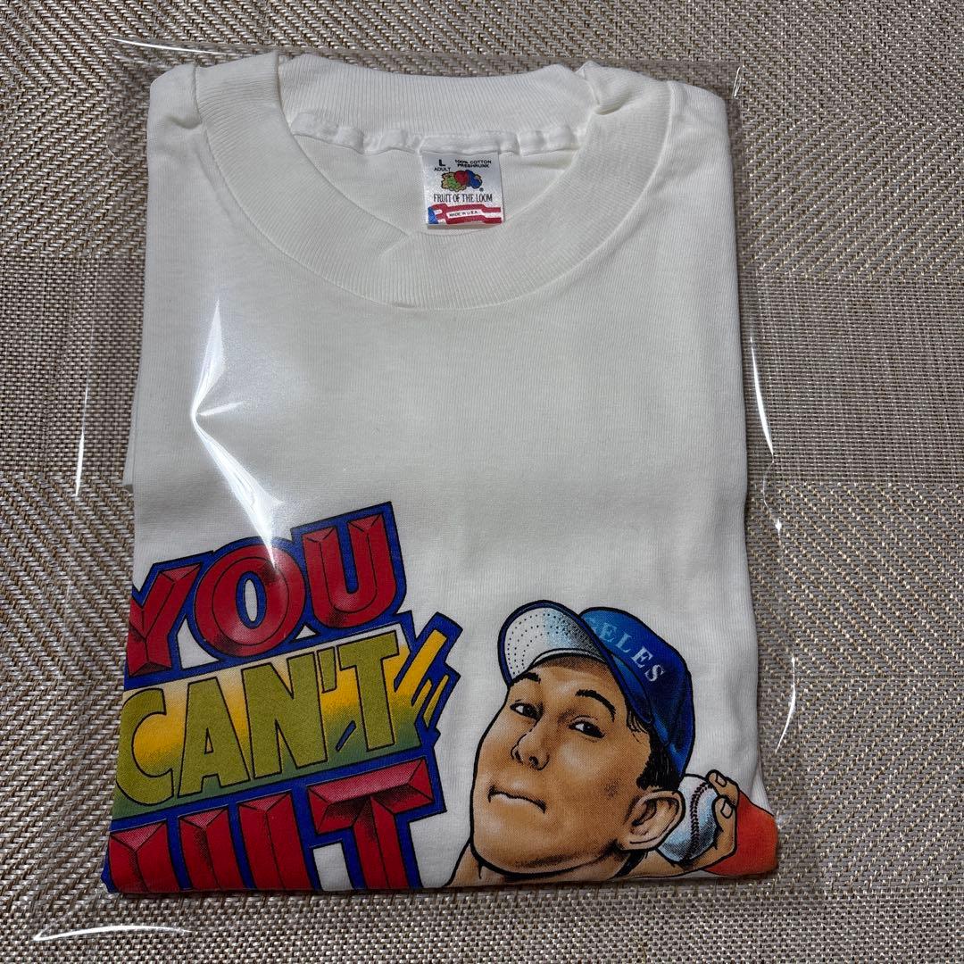 90s “HIDEO NOMO” Tee made in usa tシャツ　M
