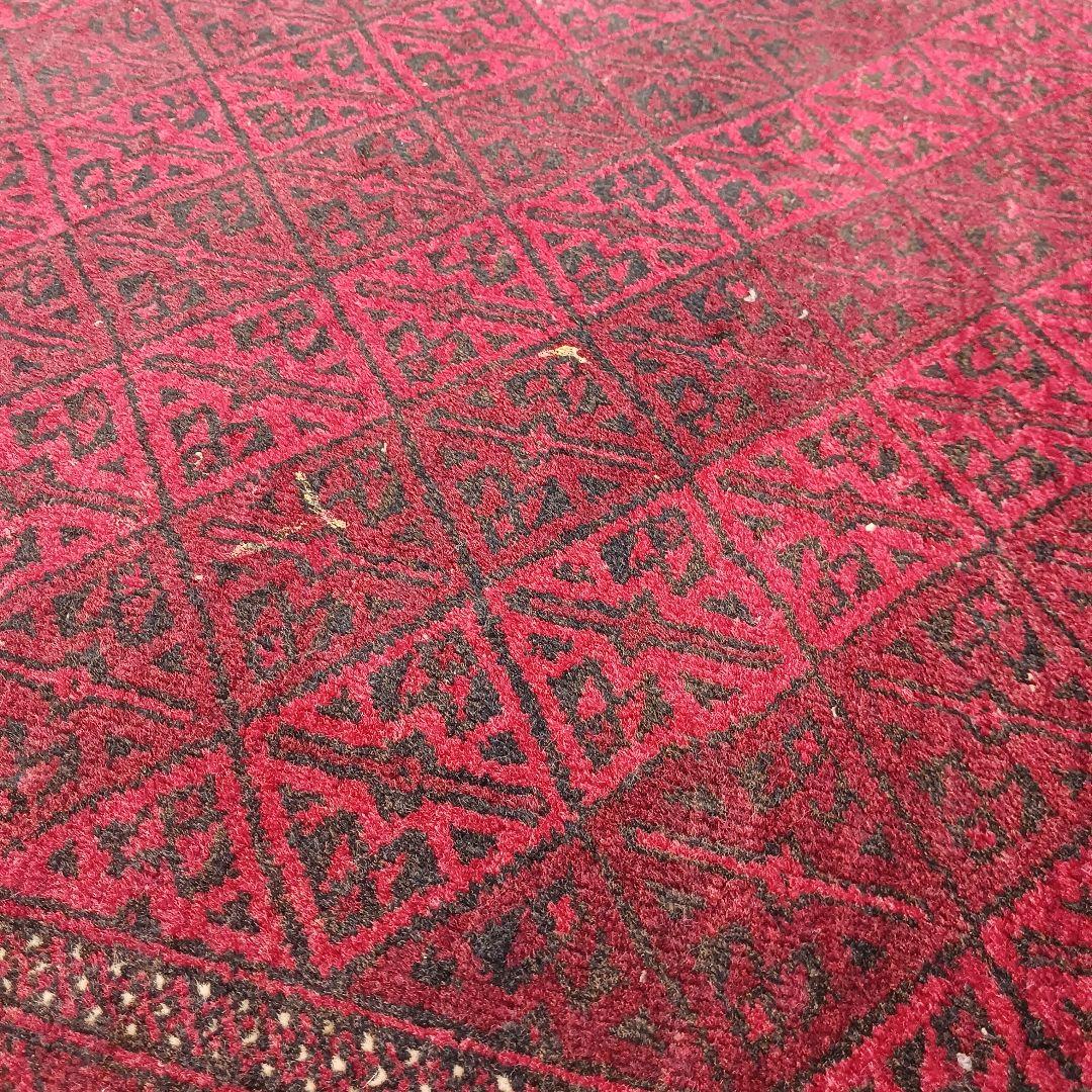 専用 R378 ペルシャ絨毯 トライバルラグ ウール 手織り 186×96㎝