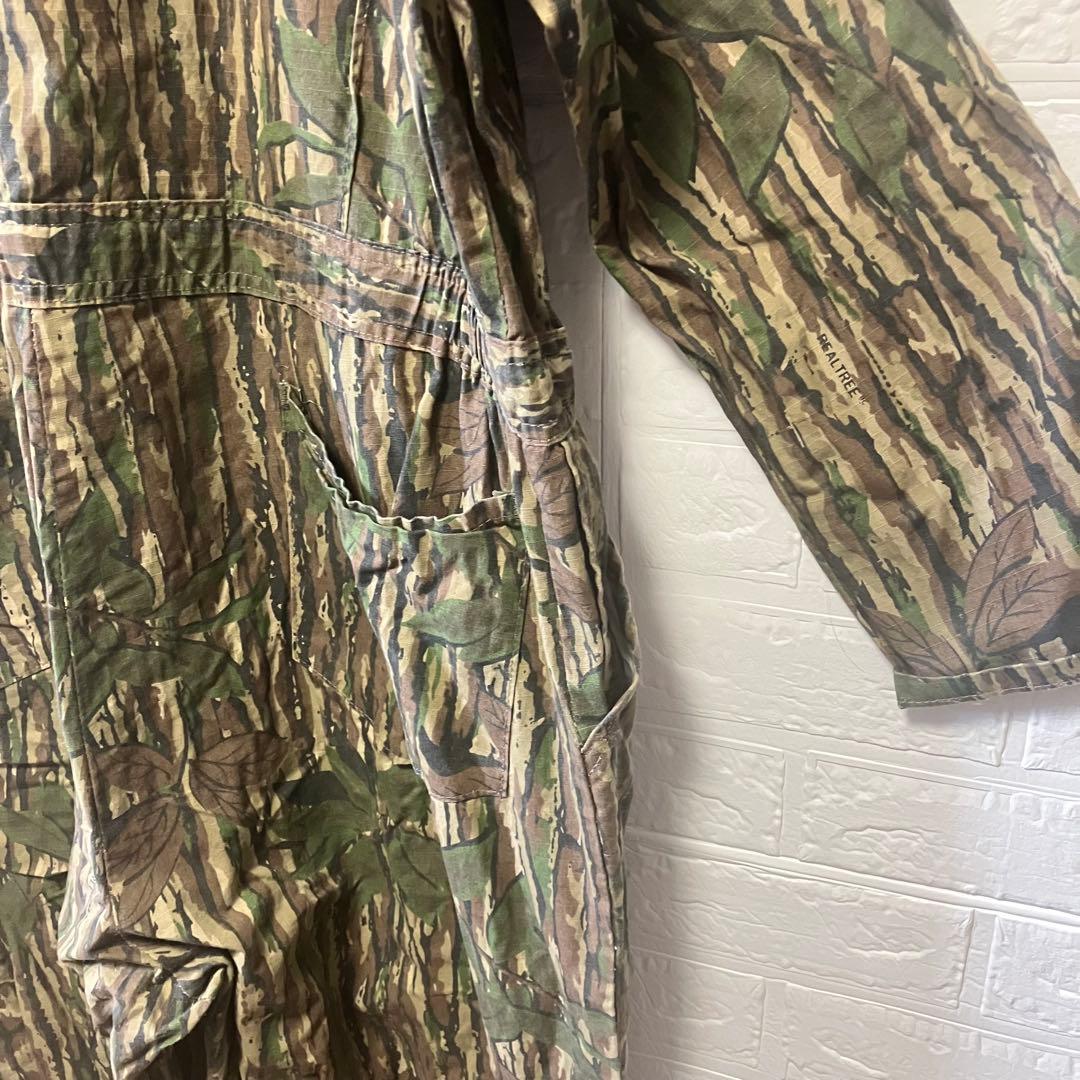 ●Z13【アメリカ製】つなぎ カモフラージュ柄 グリーン系 men's【2XL】