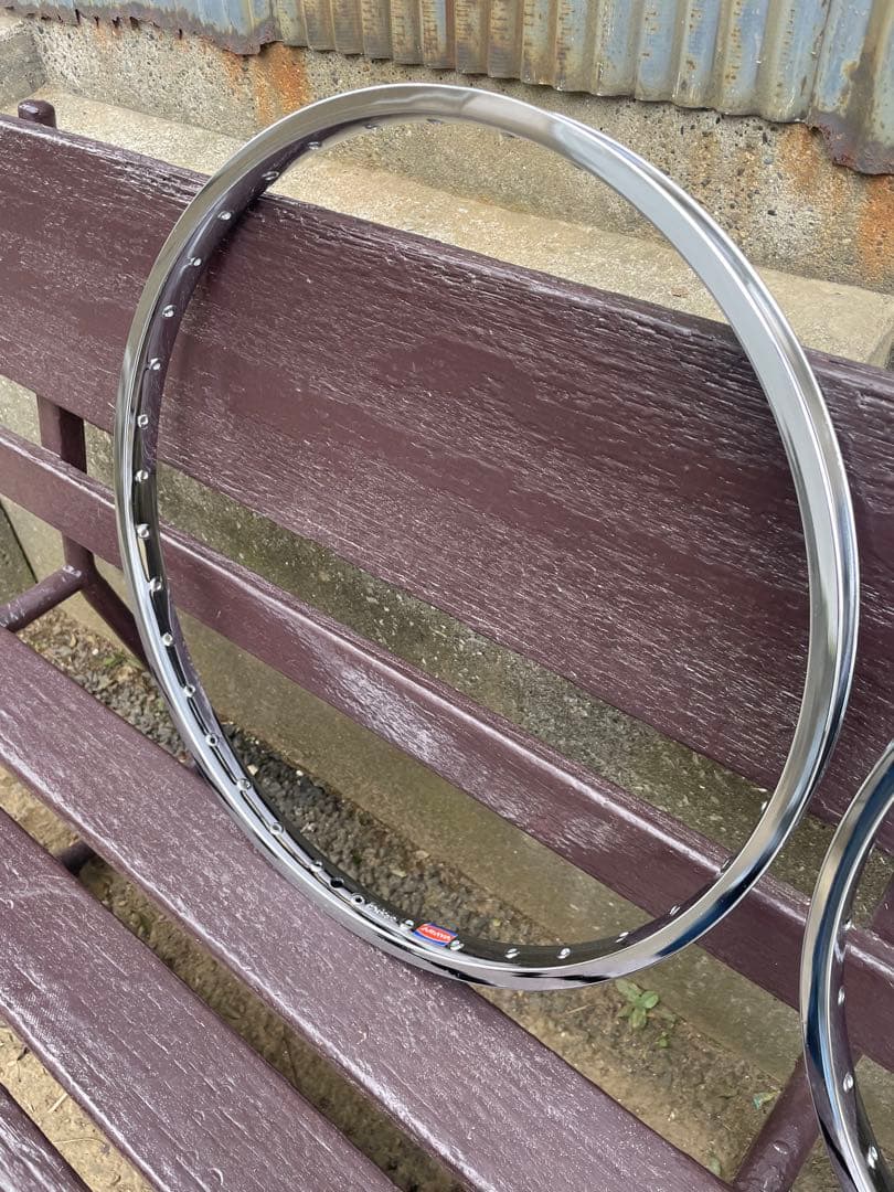 ARAYA BMXリムセット20×1 3/8 36H メッキ　デッドストック