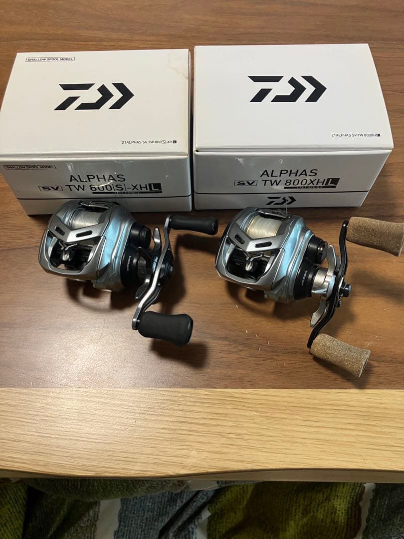 Daiwa ALPHAS TW 800S-XH & 800XH セット
