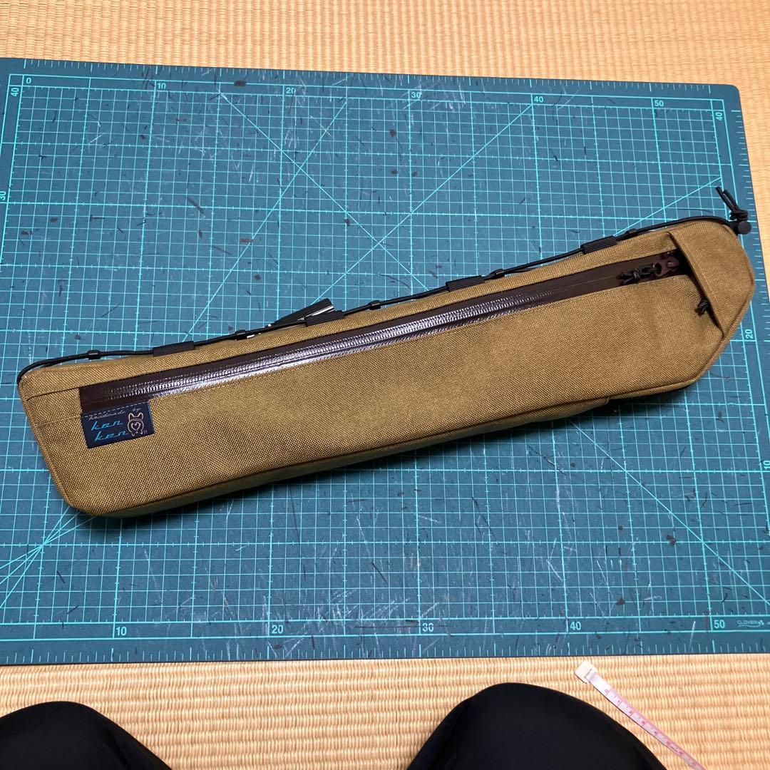 ハンドメイドフレームバッグ　コーデュラ1000 コヨーテ　48.5cm