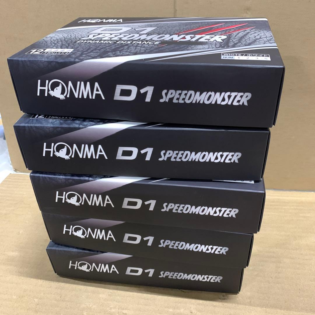 新品HONMA ゴルフボール D1 SPEED MONSTER 12個5ダース