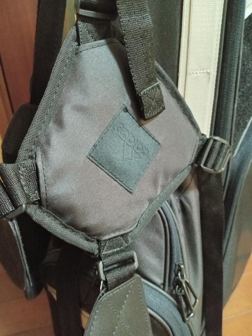 【値下げ】美品★adidas★アディダス★スタンド式バッグ★8.5型★黒★