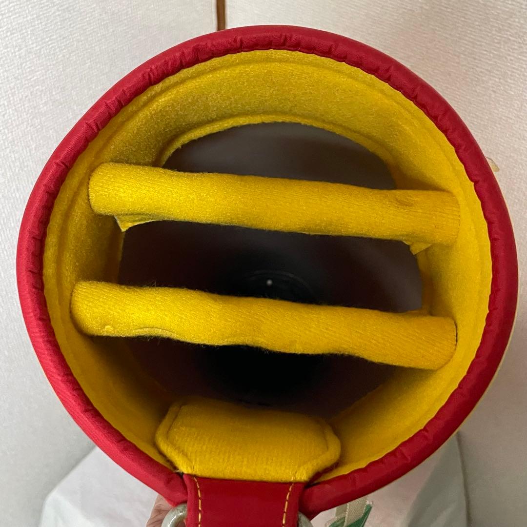 BENETTON ベネトン　キャディバッグ　赤