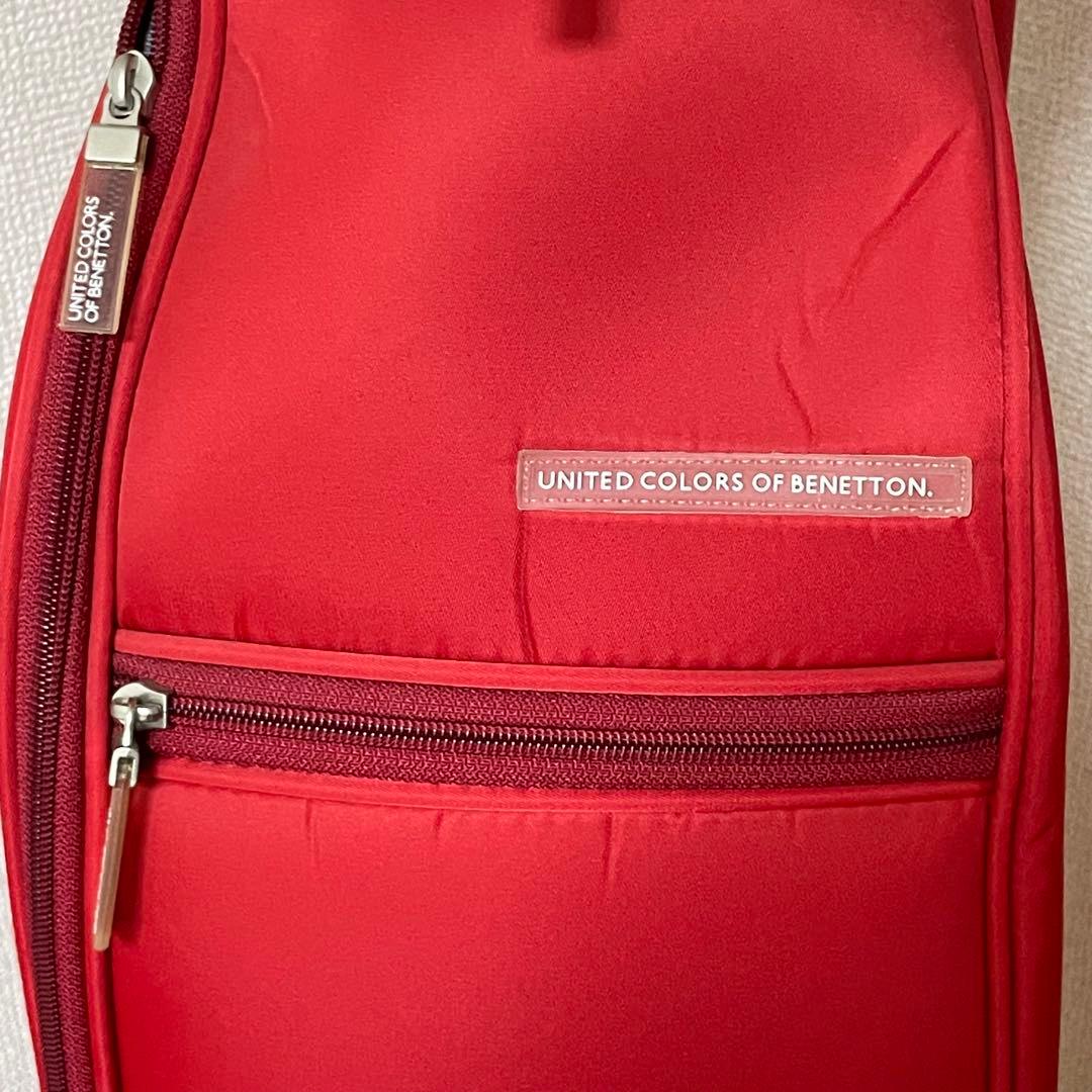 BENETTON ベネトン　キャディバッグ　赤