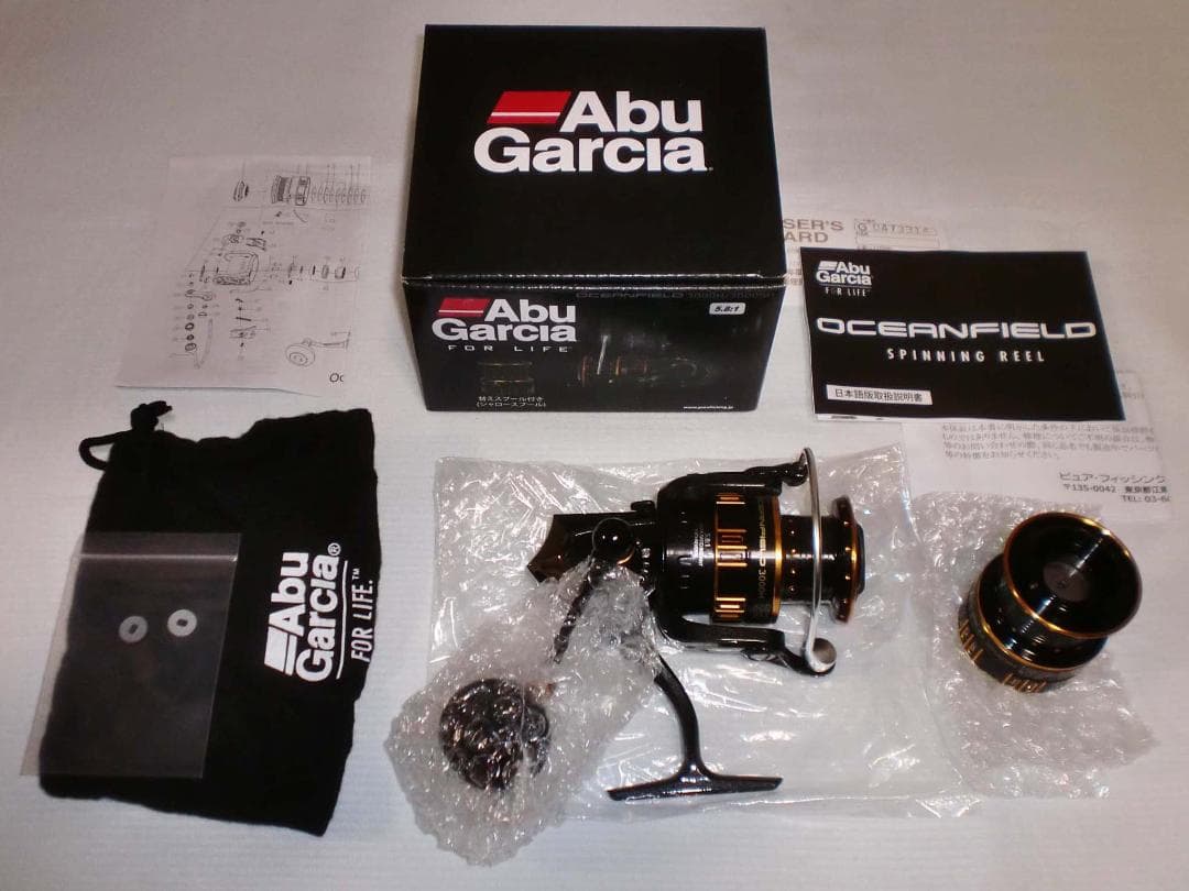 Ａｂｕ　オーシャンフィールド≪３０００Ｈ／３０００ＳＨ≫浅溝スプール付き　新品