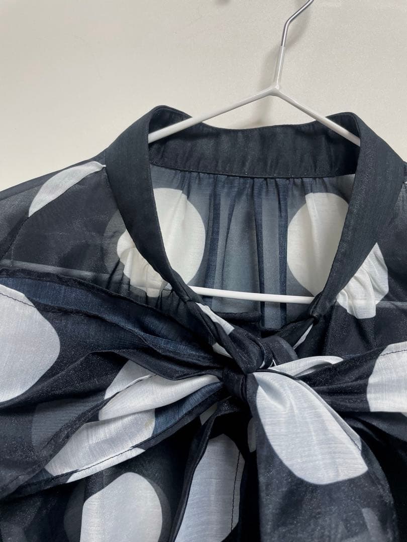 LOULOU Willoughby ルルウィルビー ビッグドット　ブラウス