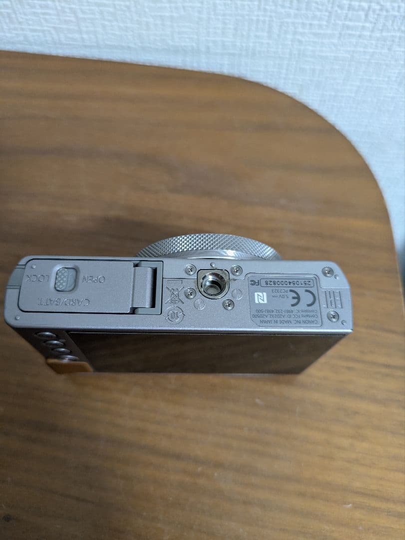 CanonPowerShotG9XMarkIIジャンクSDカードエラー動作不安定