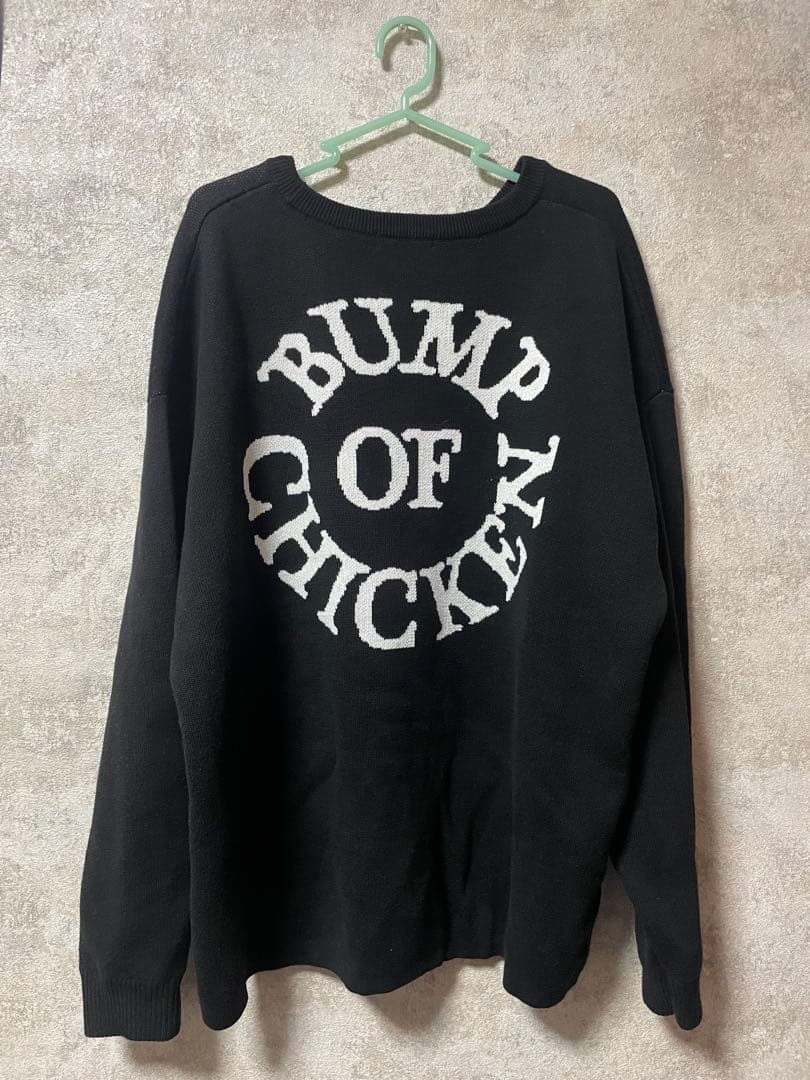 BUMP OF CHICKEN Logo Knitwear/BLACK Lサイズ