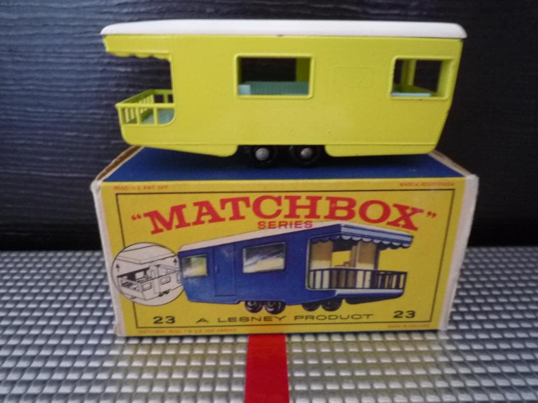 MATCHBOX N° 23D TRAILER CARAVAN 1965