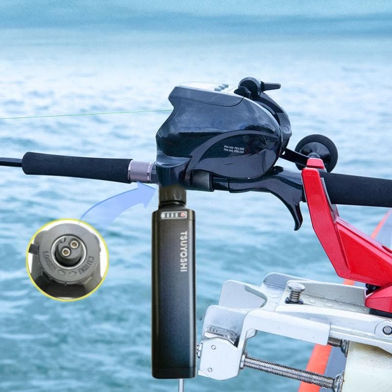 ダイワ シマノ用 電動リール専用バッテリー セット 14.8V 黒7000mAh