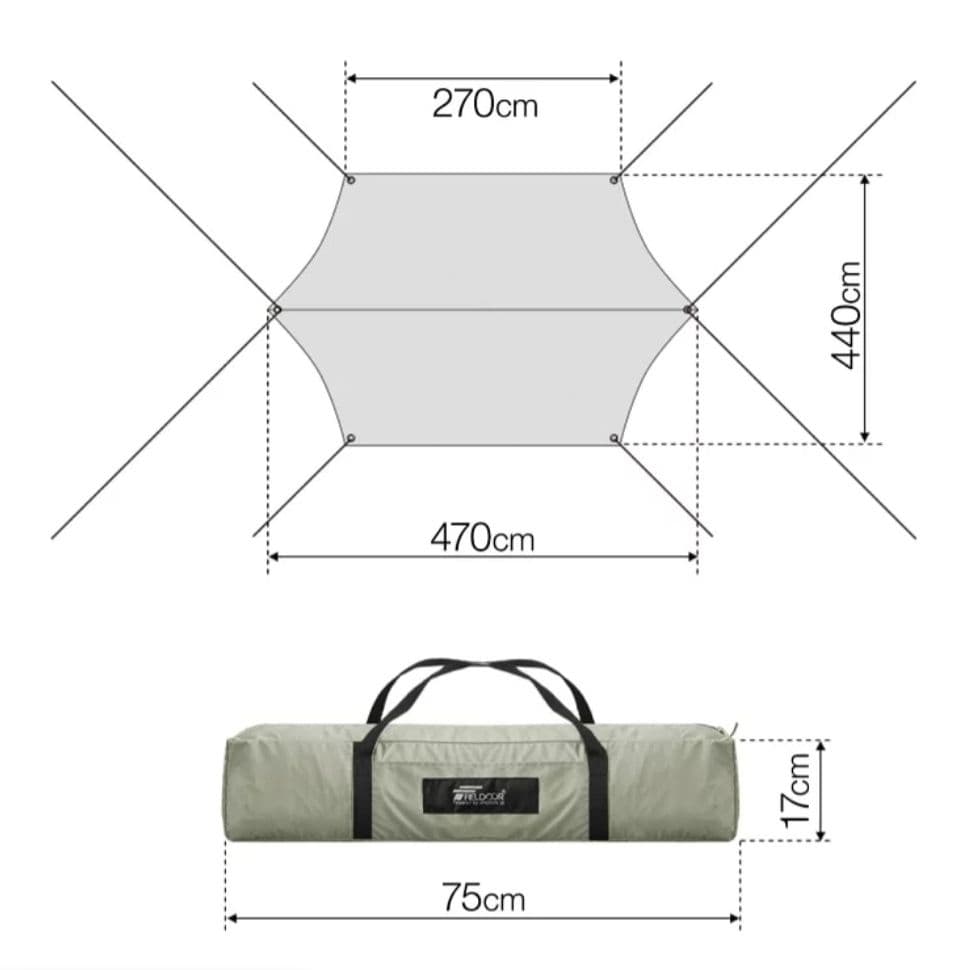 ヘキサタープ TC　フィールドア