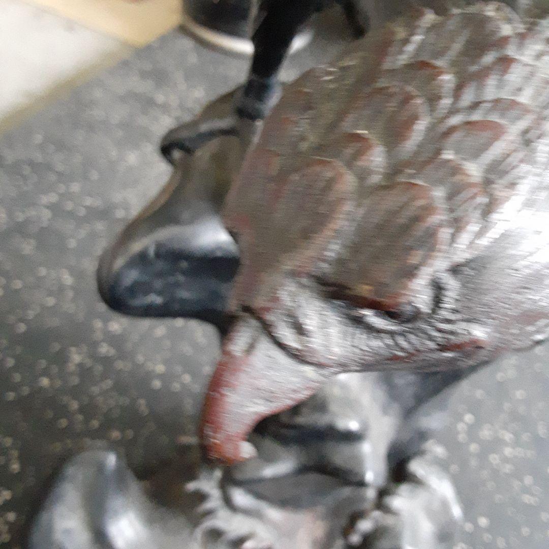 希少大きな鷲の銅製品の金属置物アートオブジェ