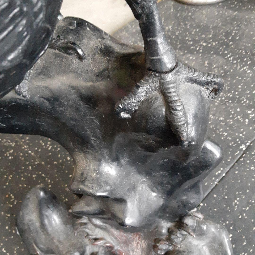 希少大きな鷲の銅製品の金属置物アートオブジェ