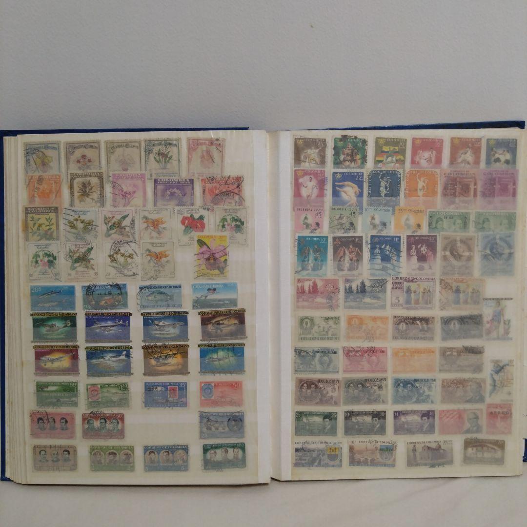 切手　外国/海外　使用済(一部未使用)　約1900枚 まとめ売り　中南米諸国中心