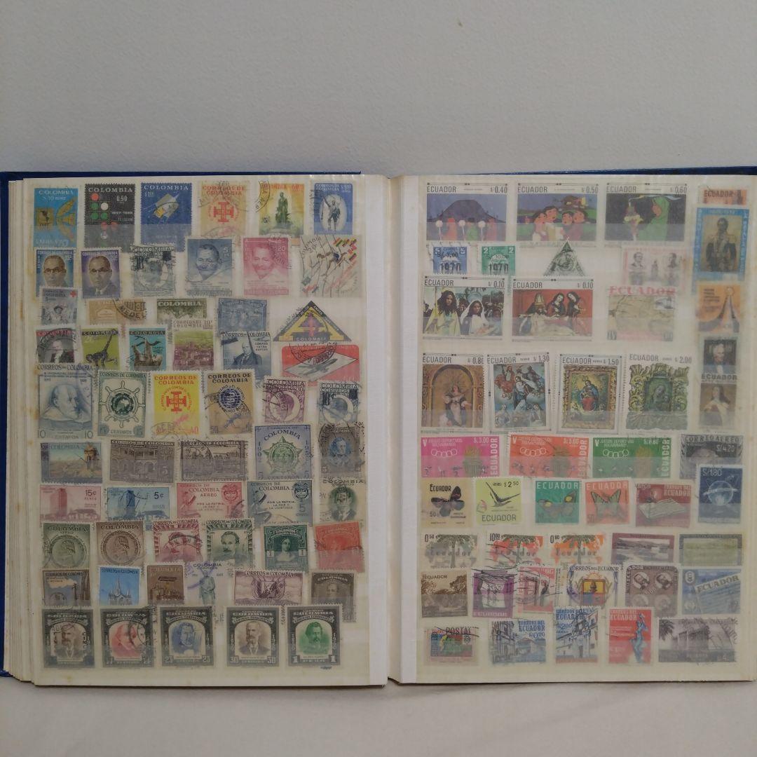 切手　外国/海外　使用済(一部未使用)　約1900枚 まとめ売り　中南米諸国中心