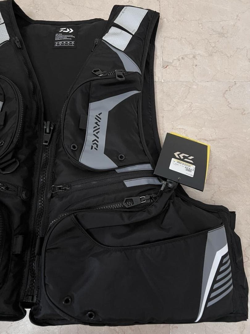 ダイワ DAIWA DF-3420 ブラック 小型船舶用救命胴衣TYPE-D