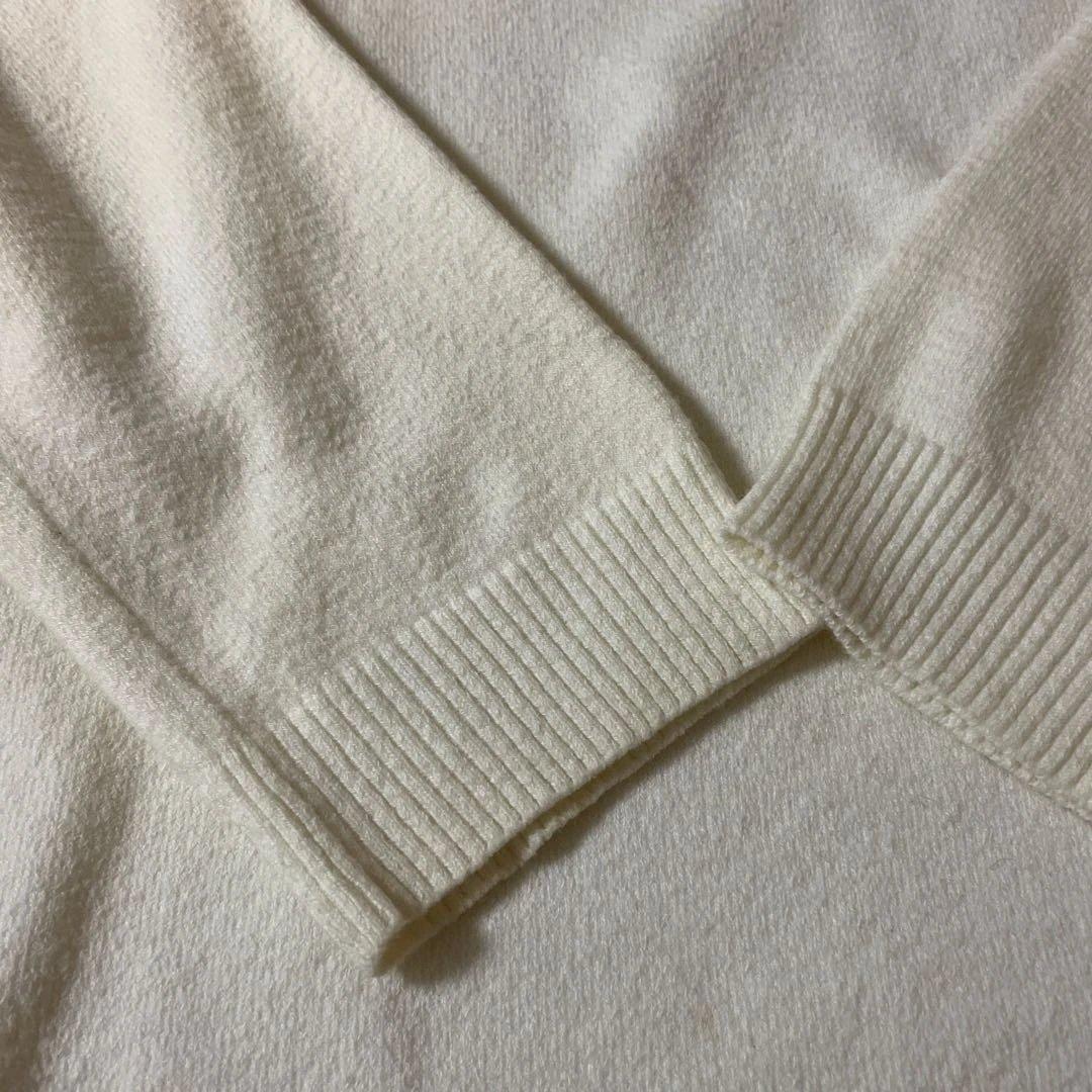 EMPORIO ARMANI オフホワイトメンズニット　L