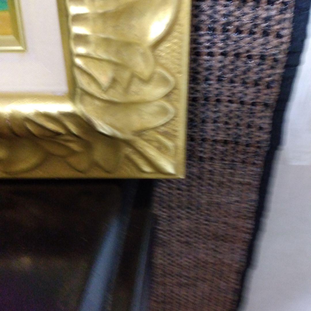 真作 絵画　[雨森三郎] 　油彩画 「牡丹」 F4　油絵　額装　原画　静物画　額