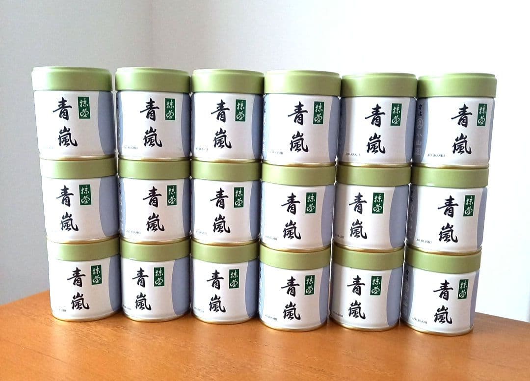 新品未開封 京都 丸久小山園 抹茶 青嵐 40g缶 18個