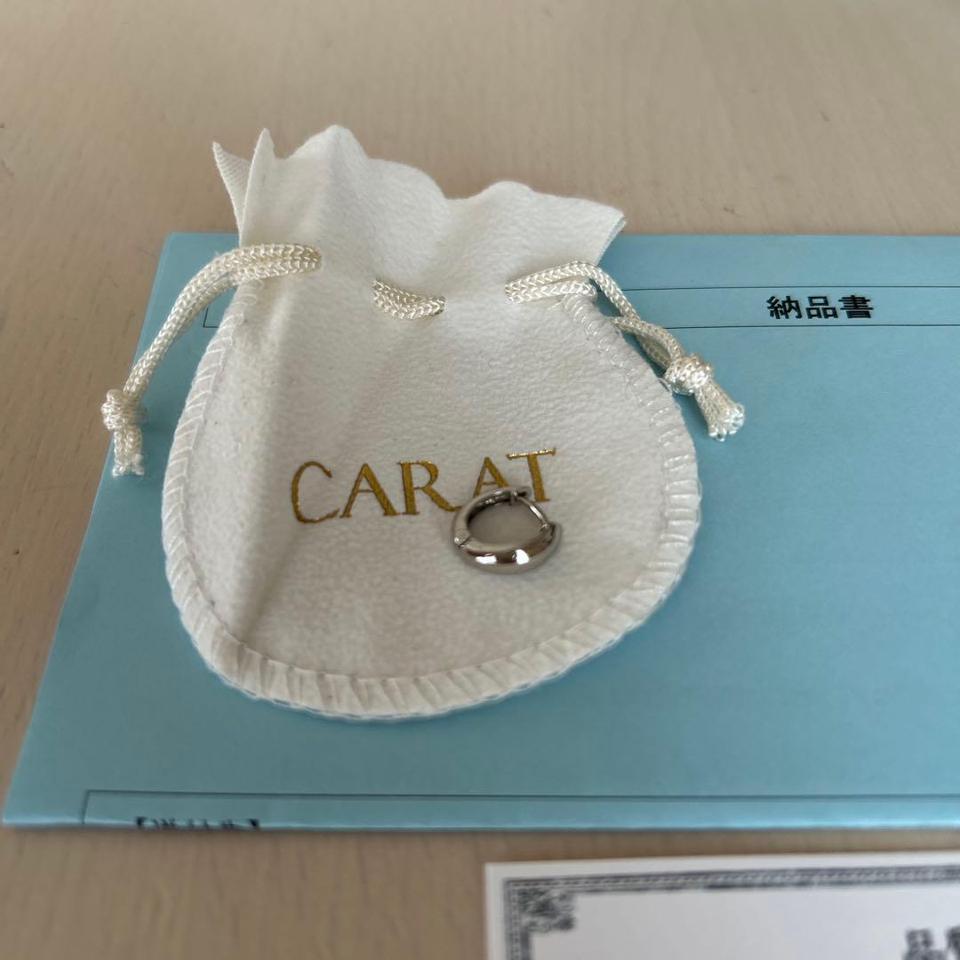 carat キャラット プラチナpt900 ピアス