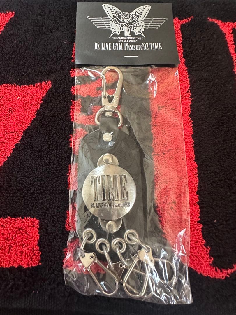 B'z LIVE-GYM Pleasure'92 TIMEキーホルダー2点セット