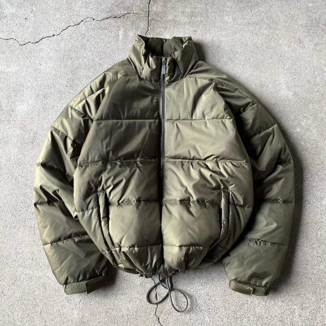 ジャケット・アウター 00s A BATHING APE puffer jacket khaki