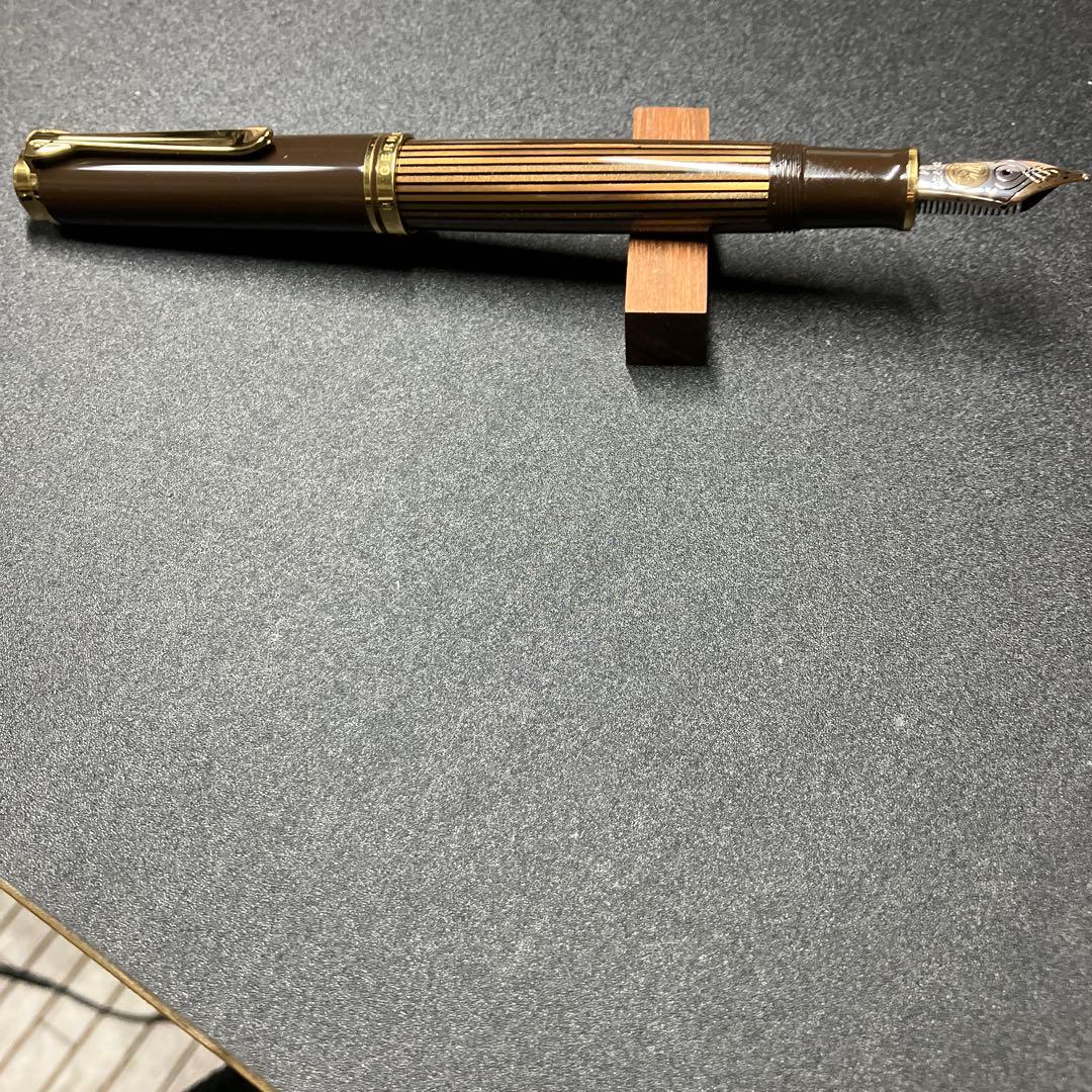 ペリカンM800 ブラウンブラック　中字　 試筆程度の美品