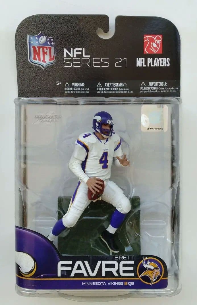 (未開封品)マクファーレンNFL ブレット・ファーブ フィギュア