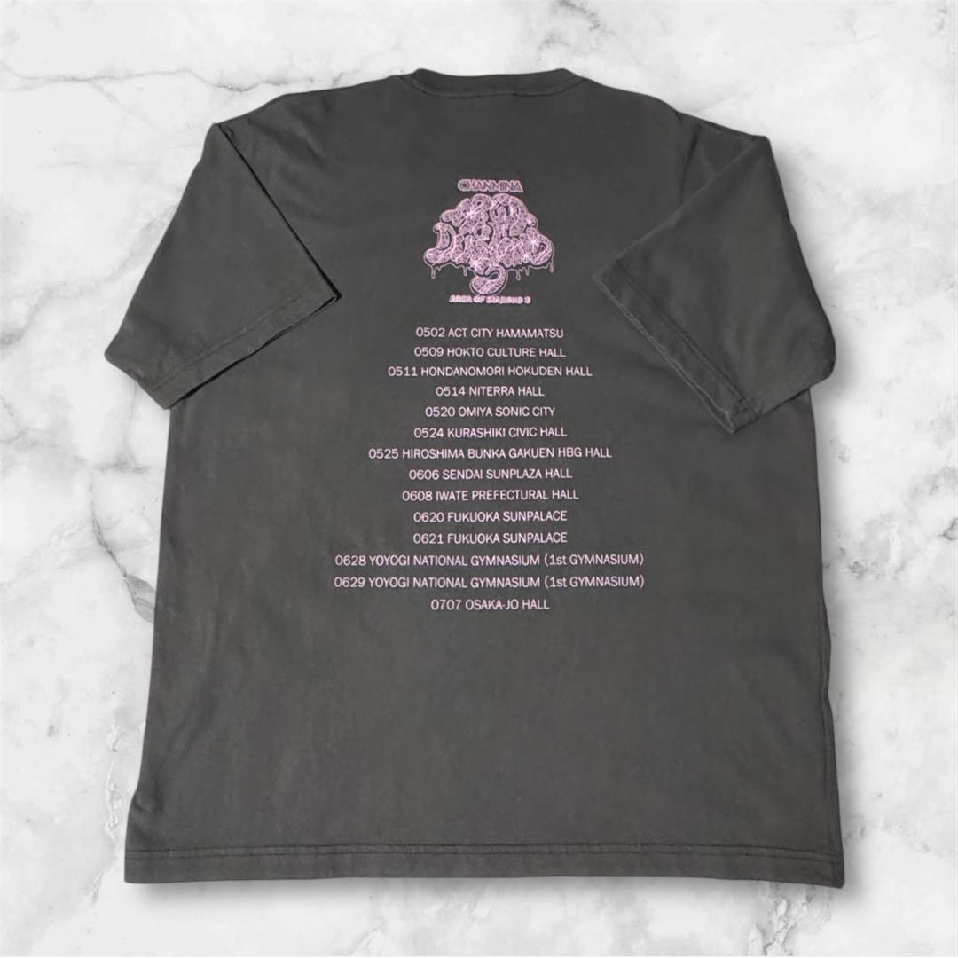 く*り様 ちゃんみな AOD3 BLACK T-SHIRT Tシャツ