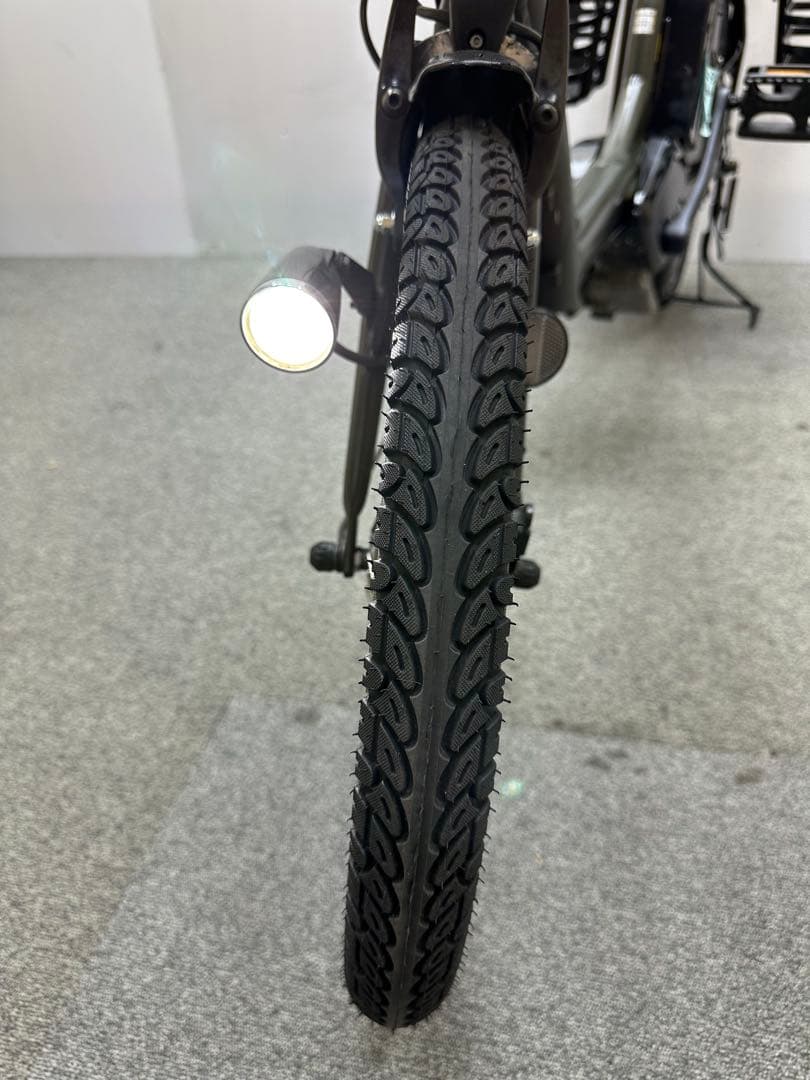 Yamaha パスKISS チャイルドシート付き電動自転車　大型フロントカゴあり