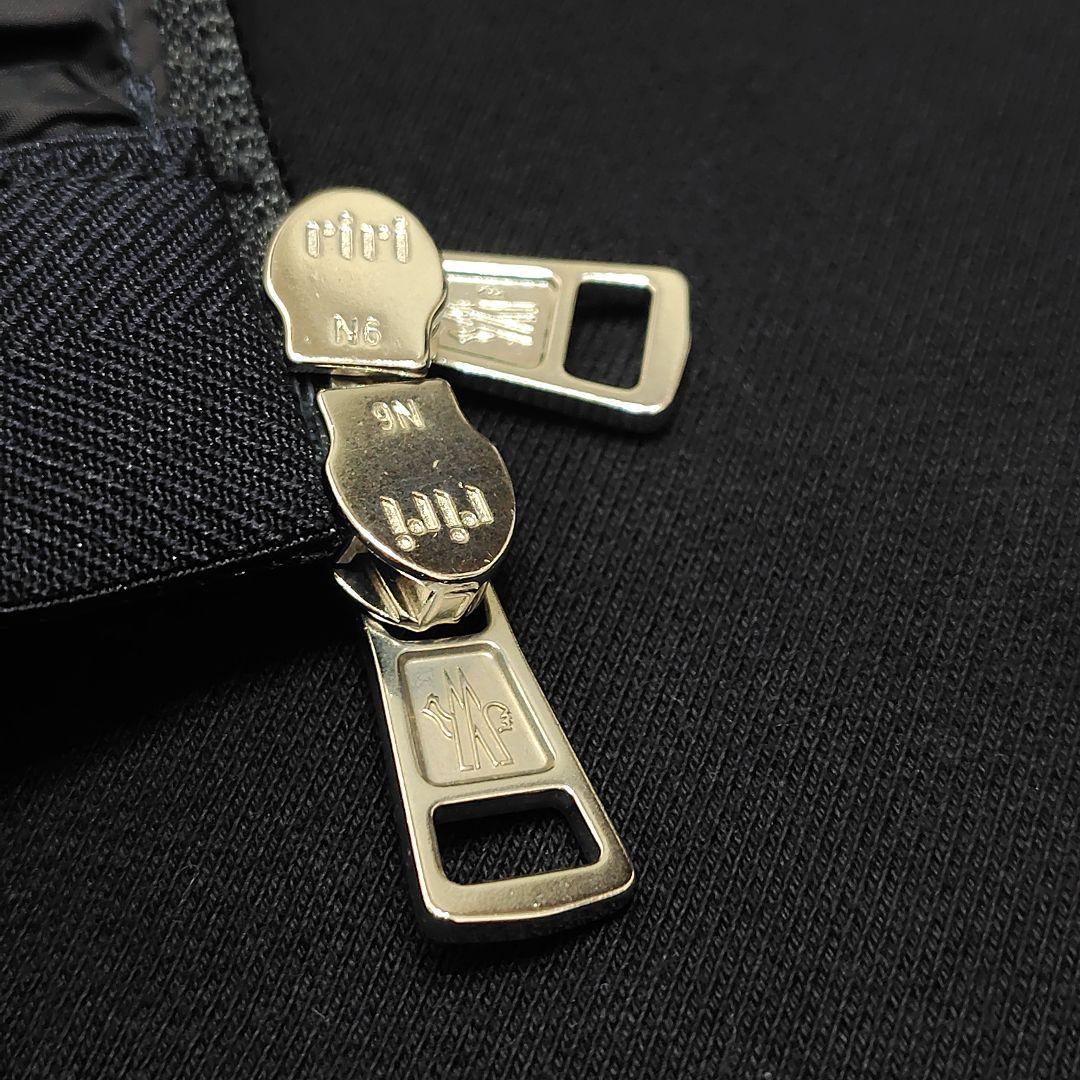 モンクレール Maglia ダウンカーディガン ハイネック ネイビー XL 良品