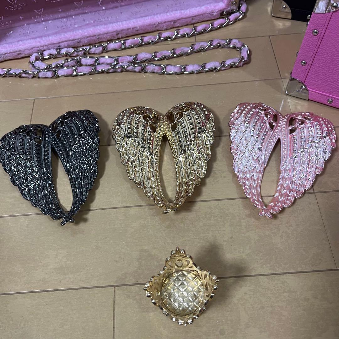 エンジェルシャンパン 空箱×4　フィリコ メタルエンジェルウィング×3